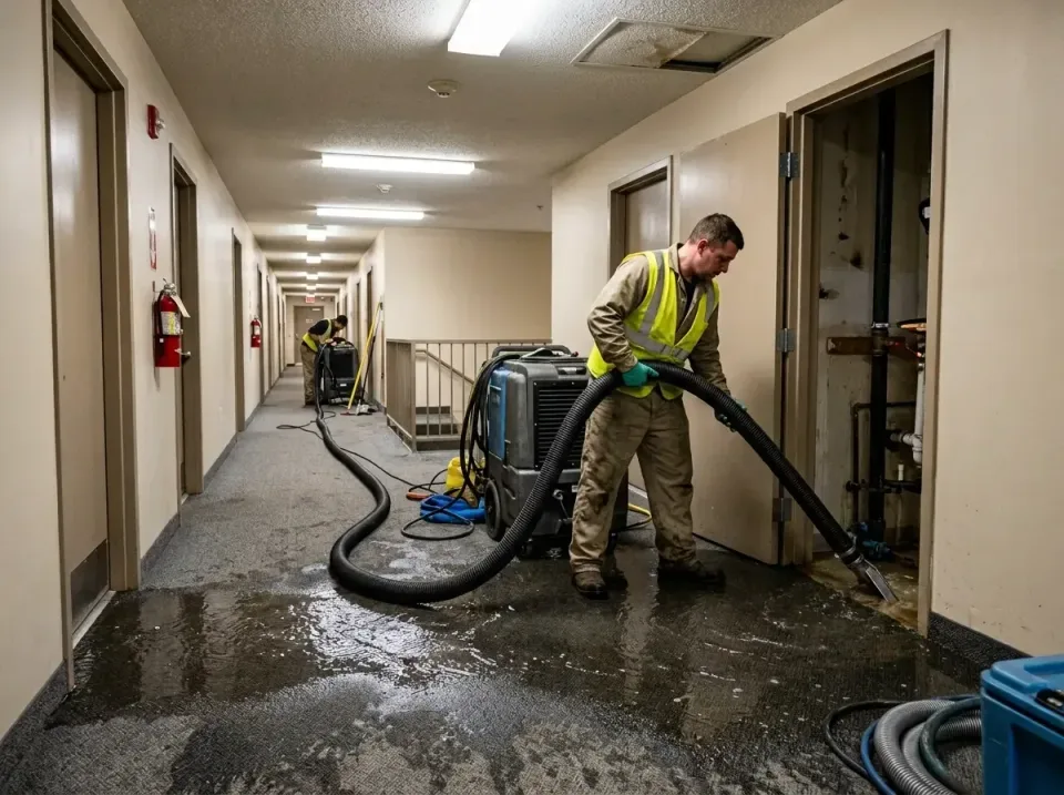 multi-unit-apartment-hallway-f-005 — frequently asked questions, Emergency Burst Pipe Water Extraction & Removal in Bon Air,…